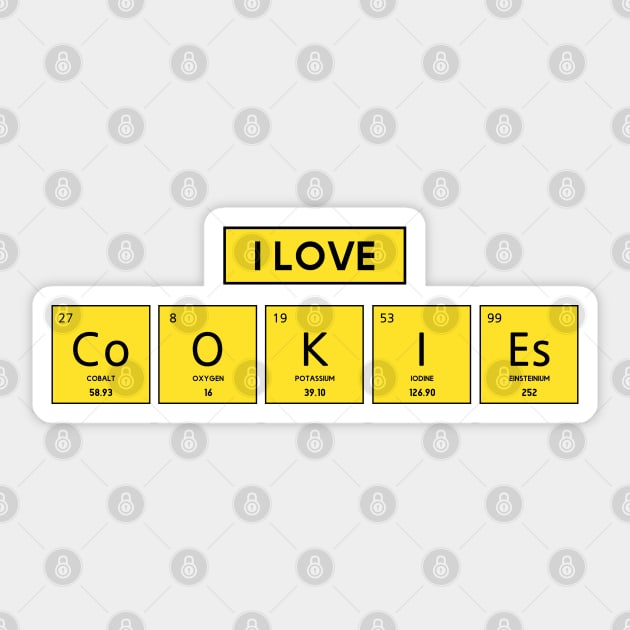I love cookies Sticker by ryspayevkaisar